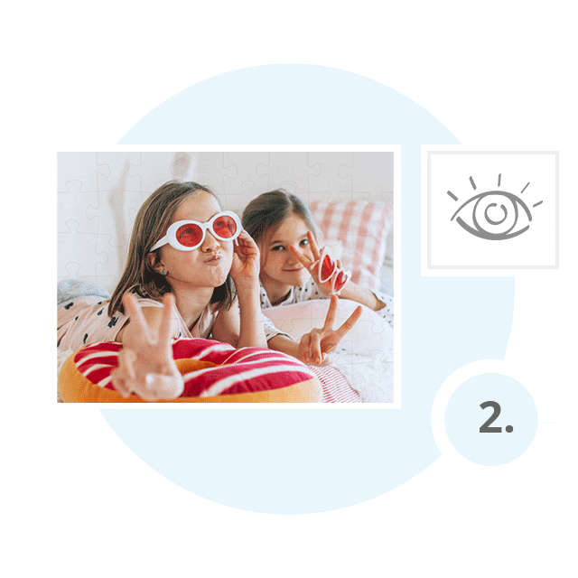 Number of pieces and layout