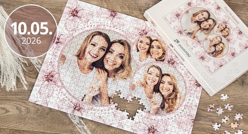 Puzzle photo pour la fête des mères