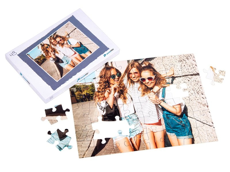 Puzzle box for your photo puzzle with 48 pieces