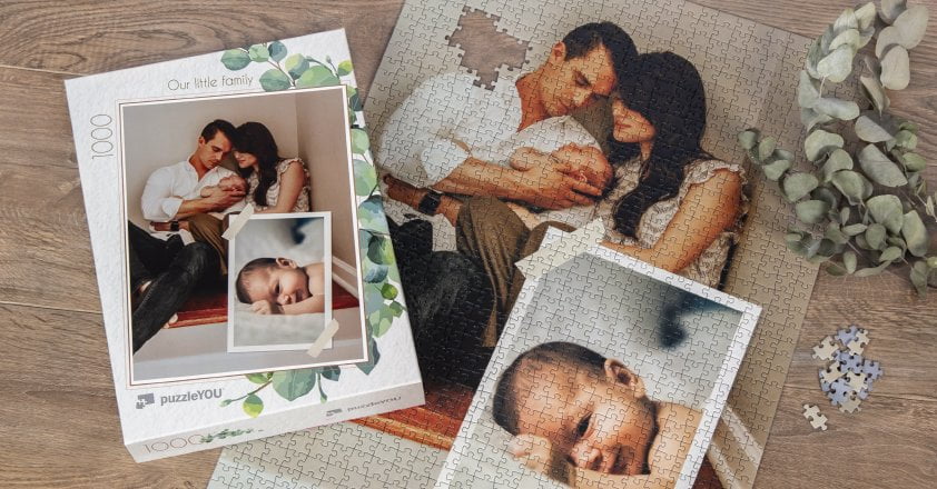 Photo Puzzle Collage for Father's Day