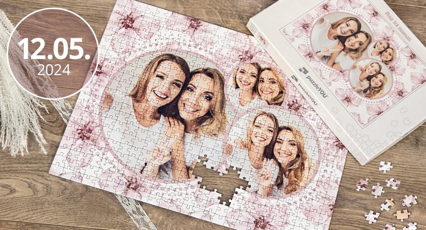 Puzzle photo pour la fête des mères